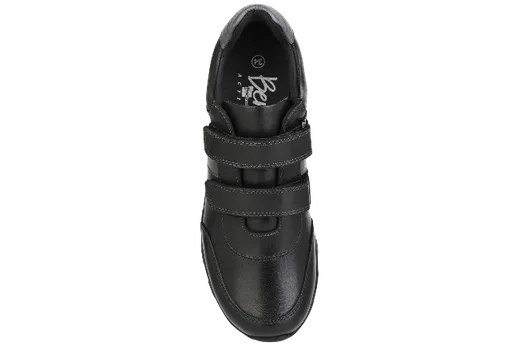 Benelaccio Boys' Leather Moc Toe Velcro Casual Shoes - view 6